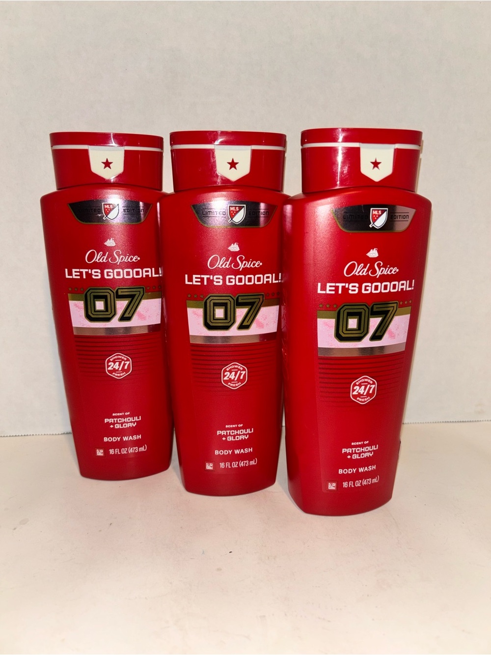 Old Spice Let's Goooal! 07 Body Wash - Red-Bundle